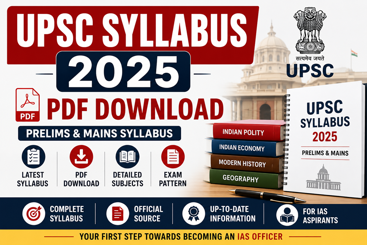 UPSC Syllabus PDF Download 2025